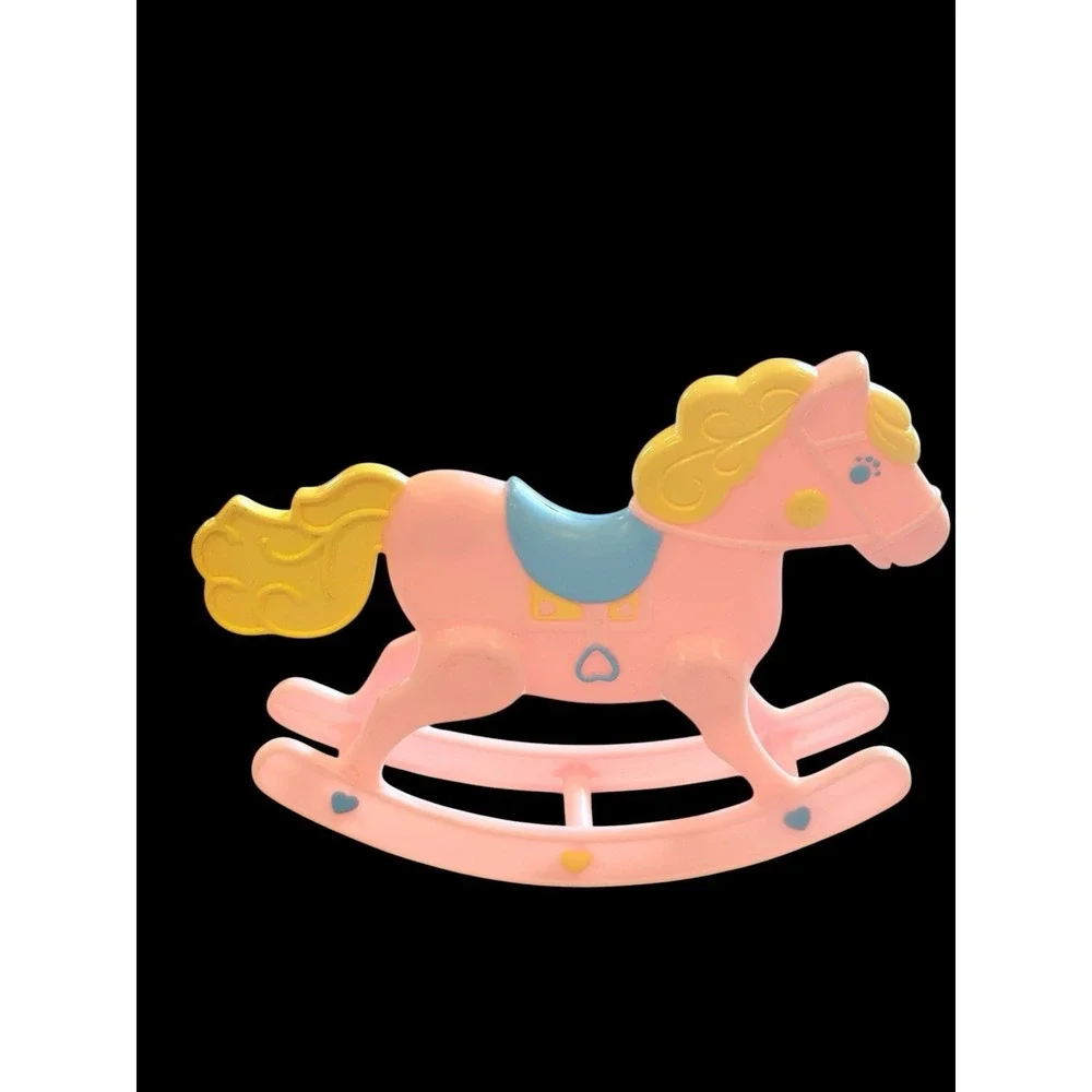 Barbie The Heart Family Nursery Room Rocking Horse Toy Vintage Mattel 1984